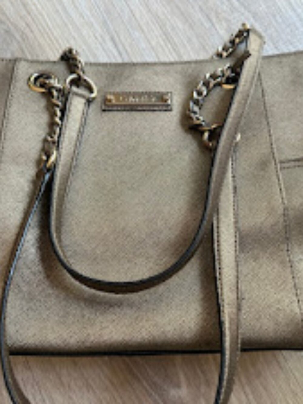 Calvin Klein Gold-toned Shoulder Bag